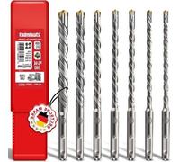 Jeu de vis à béton SDS PLUS - 7 pièces 6, 8, 10, 12, 14 x 160 mm - Forets à béton - Compatibles avec Hilti, Makita, Metabo - Qualité supérieure