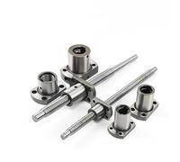 Jeu de vis à billes SFK1002 usinées + écrou bille + boîtier d'écrou Support EK/EF08 + coupleur 1 pièces(350mm)