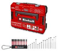 Jeu de vis Einhell avec embouts dans un coffret E-Case, 2 445 pièces
