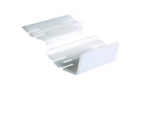 Jeu d'éclisses queraz pour GBD50100 RAL 9016 Pure - HAGER GBD501009