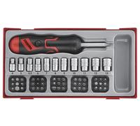 Jeu d'embouts avec racagnac 64 pcs Teng Tools TTMDRT64