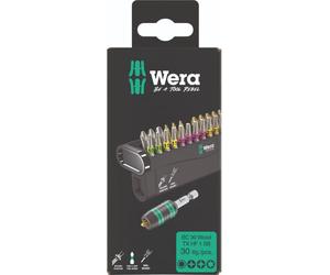 Jeu d'embouts avec support Bit-Check 30 Wood TX HF 1 SB, 30 pièces - WERA - 05057437001