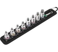 Jeu d'embouts de tournevis avec fonction de blocage, 3/8" à six pans creux, 3-10 mm, 8 pièces, Wera | 4013288194954