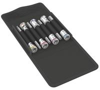 Jeu d'embouts de tournevis avec fonction de maintien, 3/8" à six pans creux, longueur 4-10 mm, 7 pièces, Wera | 4013288195050