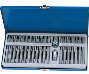 Jeu d'embouts Draper Tools Torx, multi-denture et hexagonaux, 40 pièces TX-STAR 33322