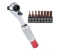 Jeu d'embouts hexagonaux Torx pour réparation automobile et bricolage pour | Acier au chrome vanadium, finition miroir, haute résistance, résistant à l'usure, revêtement antirouille