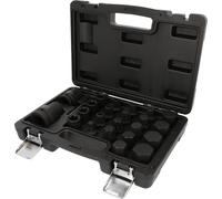 jeu d'embouts interchangeables de force 3/4" + 1", 23 pièces