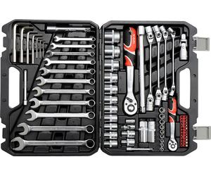 Jeu d'embouts YATO 1/2", 1/4" 77 pièces YT-38781