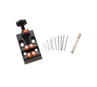 Jeu d'étau de perçage manuel pour perles et petites pièces, noir | Pince compacte à 4 points avec étau manuel pour les travaux de bijoux