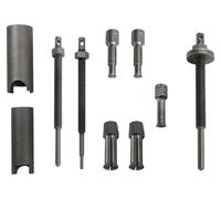 Jeu d'extracteurs de roulements intérieurs - Extracteur de roulements - 8 pièces - Acier au carbone 45# - 5 mâchoires de serrage, 3 tiges de traction - Pour les paliers à bague de diamètre 0,9–3,0 cm