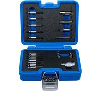 Jeu d'extracteurs de vis, 19 pièces, pour clés Allen de 1,5 à 10 mm, et clés Torx T10 à T55