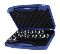 Jeu d'inserts de presse 10-300qmm A22 dans un coffret en plastique - Insert de presse A22SET | Klauke | A22SET | Outil de sertissage cosse connecteur