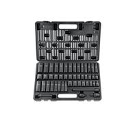 VEVOR Jeu de Douilles à Choc 3/8" Jeu de 44 Douilles à Impact 6 Pans en Acier Allié CR-V Dureté HRC 42-48 Solide Repère de Taille Facile avec Accessoires et Mallette de Transport pour Réparation Auto