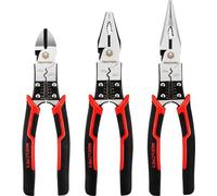 Jeu d'outils 5 en 1 - Tournevis combiné, tournevis long, tournevis plat - 220 mm, 235 mm, 200 mm