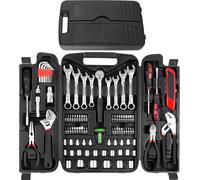 Jeu d'outils, 95 pièces, coffret à outils portable, rouge