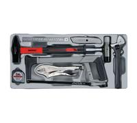 Jeu d'outils - 9pcs - en PS tray