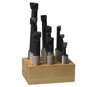 Jeu d'outils avec plaquettes brazées - têtes d'alésage MW-Tech KBS912