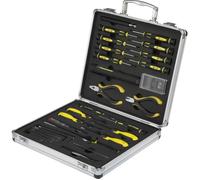 Jeu doutils Basetech BT-1954694 pour les bricoleurs pour les techniciens pour électricien en valise 30 pièces 1 set