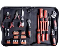 Jeu d'outils Brüder Mannesmann M29044 pour électricien en sacoche 45 pièces