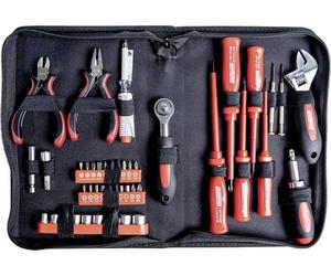 Jeu doutils Brüder Mannesmann M29044 pour électricien en sacoche 45 pièces