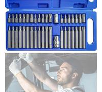 Jeu d'outils de 40 pièces, embouts Torx, 1/2 pouce, 3/8 pouce, kit de réparation automobile
