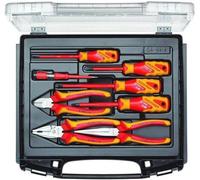Jeu d'outils de 8 pièces dans un coffret métallique 72