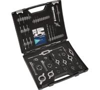 Jeu d'outils de filetage M3-M12, 52 pièces, coffret en plastique HSS