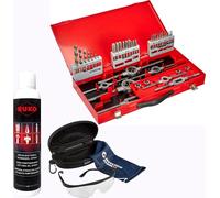 Jeu d'outils de filetage RUKO HSS 245030 avec spray et lunettes de protection - WZS245030