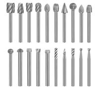 Jeu d'outils de gravure pour outil rotatif Dremel, 20 pièces avec un mandrin de 3 mm