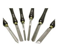Holzmann Coffret de 6 gouges de tournage HSS H6TLG