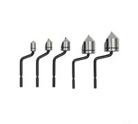 Jeu d'outils d'ébavurage, 5 pièces M2 en acier avec poignée NB1000 pour métal, plastique, caoutchouc, lames fraisées à 90° BC6301/8301/1041/1651/1251