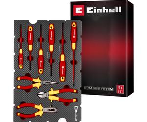 Jeu d'outils d'électricité EINHELL E-Case VDE, 370524, 9 pièces
