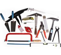 Jeu d'outils pour couvreurs 31 pièces, assortiment pour compagnons-apprentis, outils pour toitures et murs