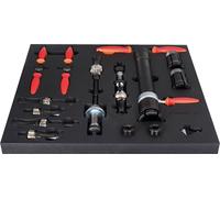 Jeu d'outils Unior SOS pour la préparation des cadres, rouge, 19 pièces - SET3-2600C-US