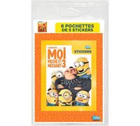 Jeu Enfants Moi, Moche Et Méchant 3 - 6 Pochettes De 5 Stickers / Blister