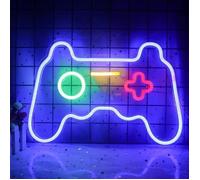Jeu Enseignes Au Néon Signe de Lumière Au Néon Art Mural Néons à LED Bleu Veilleuse Au Néon pour Enfants Salle De Jeux,USB