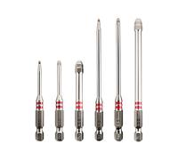 Jeu Hexagonaux 6 Pièces - Bits Précision Acier 1.5-6mm | Professionnels pour Bois Électricité Menuiserie Auto Réparation Construction Kit Outils Atelier Bricolage