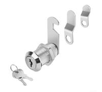 Jeu Serrure Meuble Zinc Alliage 30mm pour robuste Jeu Serrure | Alliage de zinc moulé, finition argent, anti-corrosion, usage longue durée, intérieur extérieur