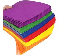 JEUIHAU Lot de 240 serviettes de table carrées en papier colorées pour fête, mariage, réunion de famille Multicolore