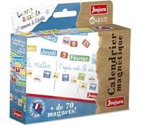 JEUJURA Magnets pour tableau Calendrier - Coffret De 80 Caracteres
