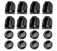 Jeux de 16 Coussinets de Remplacement pour Pinces 16 Pièces Coussinets de | Patins de Serrage pour Barre de Bois pour Établi Industriel, Armoire, Meuble, Maison