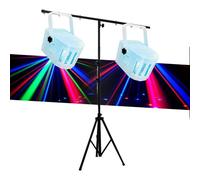 Jeux de lumières - FestiNight - 2 Jeux de lumières effet Derby Kolor avec Portique DJ Light