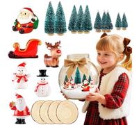 JeVenis pièces kits d'ornements miniatures de noël pour bricolage petites