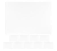 JEWEDECO 10 Pièces Bloc de Dessin A3 en PP, Surface Lisse Imperméable | Format Rectangulaire, Protège la Table des Éclaboussures, Stabilité du Papier, Bords sans Bavure