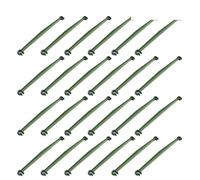 JEWEDECO 24 Pièces Supports de Bielle Vert en Plastique, Tige de Support d'arbre pour Légumes Grimpants et Concombre, Intérieur et Extérieur, Léger, Réutilisable, Résistant à l'usure