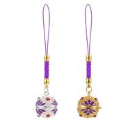 JEWEDECO 2pièces Diffuseur Huile Essentielle Porte-clés Élégant Inoxydable Accessoire Antirouille Cadeau Pratique pour Téléphone et Sac Set de Or et Argent