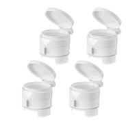 JEWEDECO 4pièces Clips de Scellage Alimentaire Pp Résistant avec Bec Verseur Grand Format pour Sachets de Lait Snacks et Céréales Léger et Facile à Transporter pour Cuisine et Voyage
