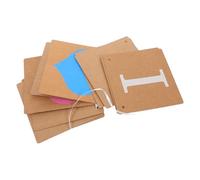JEWEDECO Bannière Corde en Chanvre en Papier Marron et Facile à Utiliser Décoration Unique Gender Reveal pour Annonces de Bébé et Fêtes D'anniversaire Garçon et Filles