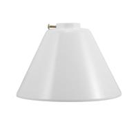 JEWEDECO Cache Ventilateur Plafond Blanc en Plastique Conique avec Design Élégant pour Maintenance DIY et Protection Anti-poussière