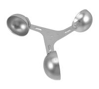JEWEDECO Capteur Anémométrique 3 Coupelles en Alliage D'aluminium pour Mesure Vent 360 Degrés Basse Consommation Instrument Extérieur Jardin